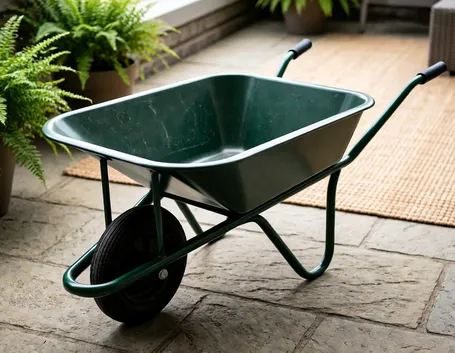 Classica carriola giardino