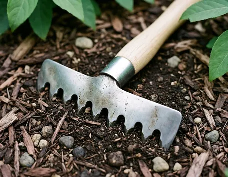 Sarchiatore con denti metallici