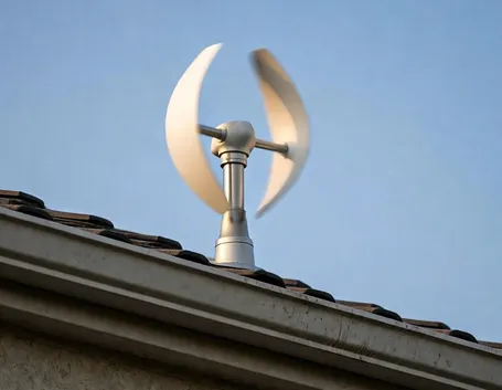 Turbina eolica domestica.