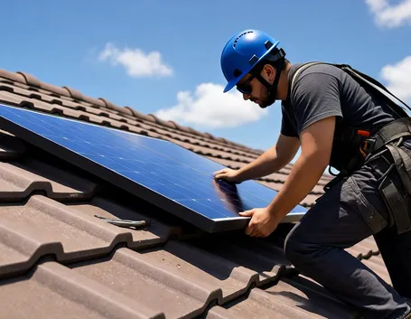 Installazione pannello solare
