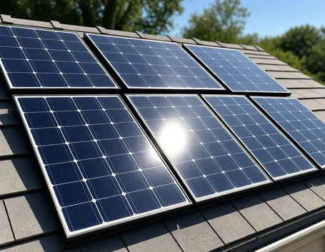 Pannelli solari fotovoltaici multipli