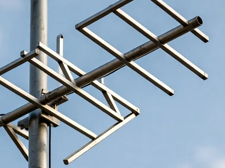 Un'antenna per la ricezione televisiva