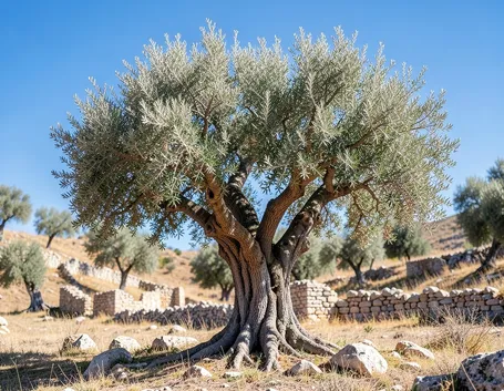 Olivo tipico della flora italiana