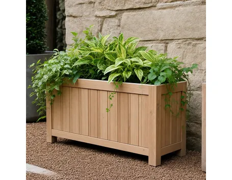 Fioriera in legno
