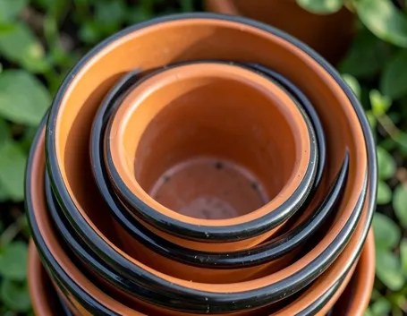 modelli di vasi in plastica