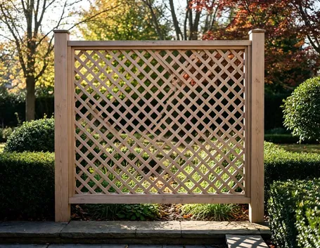 Griglie legno giardino
