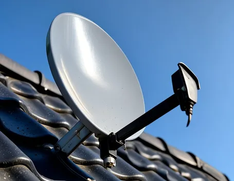 Antenna parabolica su tetto