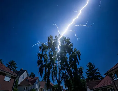 L'intensità dei fulmini può raggiungere i 100.000 Ampere