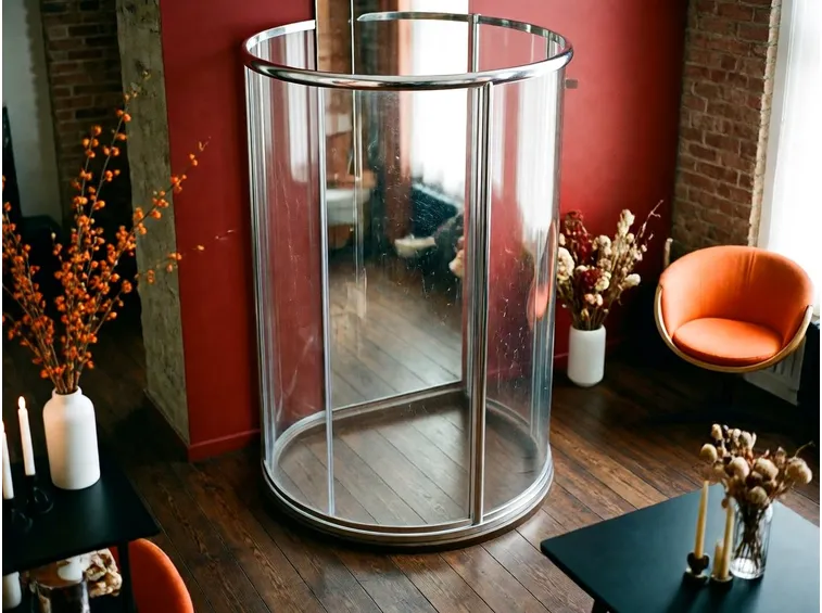 Un esclusivo boxdoccia circolare