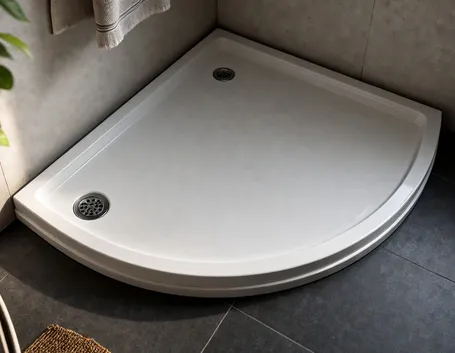 Piatto angolare semicircolare