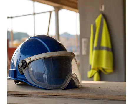 Elmetto di protezione da cantiere