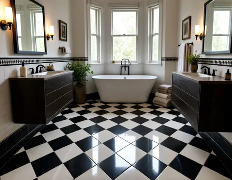Piastrelle in gres per il bagno