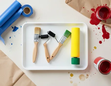 Attrezzatura necessaria per la pittura