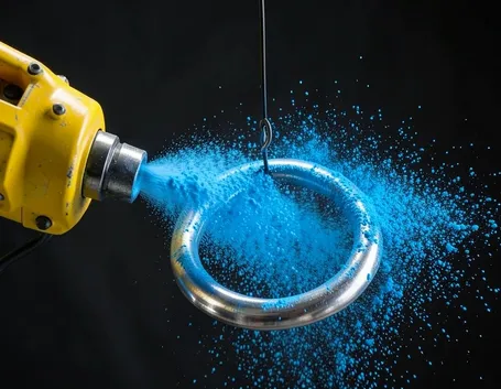 Applicazione della verniciatura a polvere