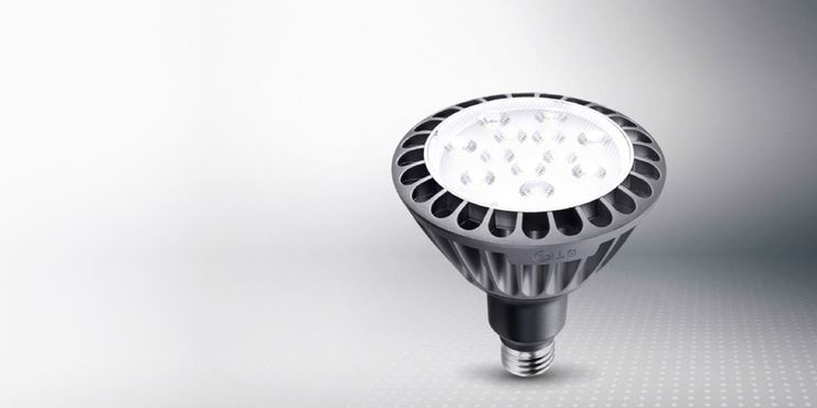 Una normale lampada a led