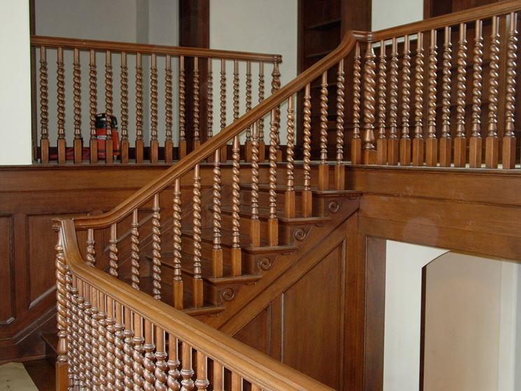 Esempio di scale in legno